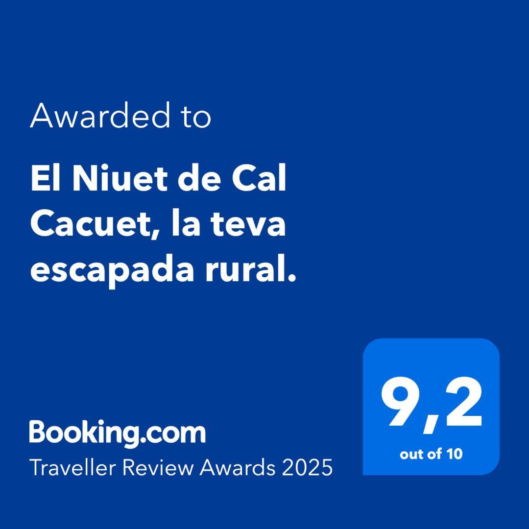 El Niuet De Cal Cacuet, La Teva Escapada Rural. Apartment Avia Luaran gambar
